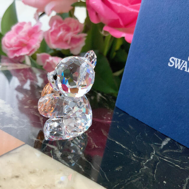 SWAROVSKI(スワロフスキー)の専用ページ　スワロフスキー　くまさん　置物②  クリスベア　限定生産品 インテリア/住まい/日用品のインテリア小物(置物)の商品写真