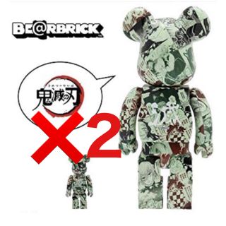 BE@RBRICK  ベアブリック 鬼滅の刃　100%&400%(キャラクターグッズ)