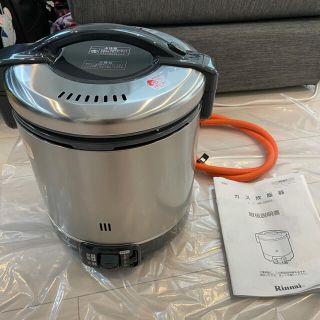 リンナイ(Rinnai)のリンナイ ガス炊飯器 Rr-100gs 中古美品(炊飯器)