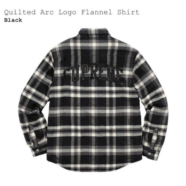 Supreme Quilted Arc Logo Flannel Shirtジャケット/アウター