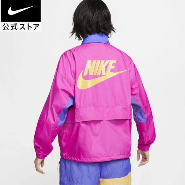 NIKE(ナイキ)のナイキ　スポーツウェア　ウィメンズジャケット　フード　プルオーバー　M レディースのジャケット/アウター(ブルゾン)の商品写真