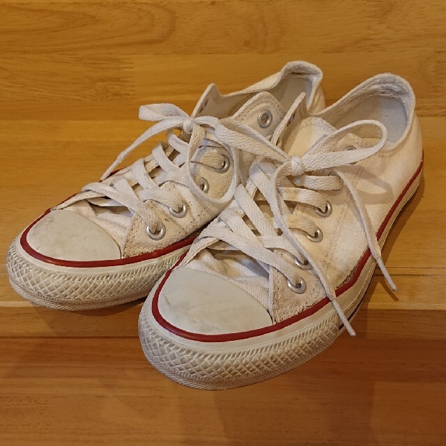 CONVERSE(コンバース)のコンバース オールスター ローカット 白 24.5cm レディースの靴/シューズ(スニーカー)の商品写真