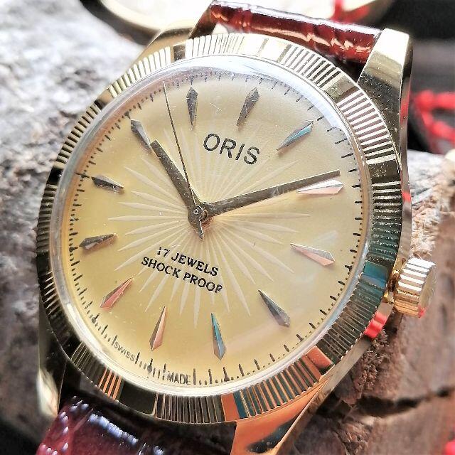 ORIS - ○美品！○オリス□ORIS 手巻き機械式ヴィンテージメンズ腕時計 