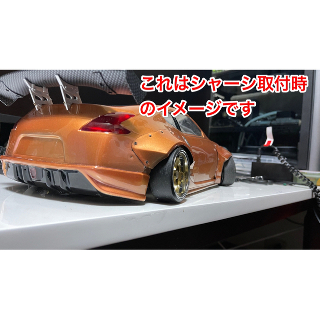 ラジコンボディ　1/10 　ワイドボディ仕様　中古 エンタメ/ホビーのおもちゃ/ぬいぐるみ(ホビーラジコン)の商品写真