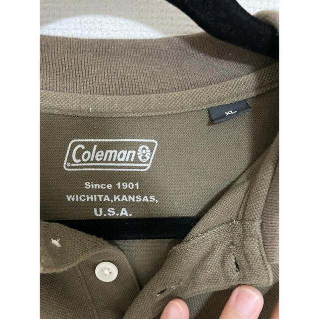 Coleman(コールマン)のColeman コールマン ポロシャツ カーキ 緑 メンズXLサイズ メンズのトップス(ポロシャツ)の商品写真