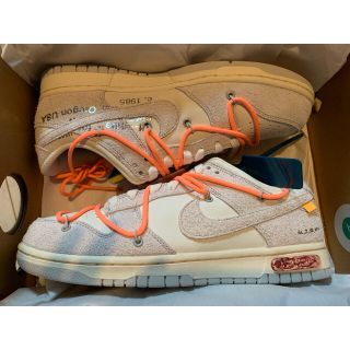 オフホワイト(OFF-WHITE)のキムラ様専用　NIKE off-white ダンク Low The 50.19 (スニーカー)