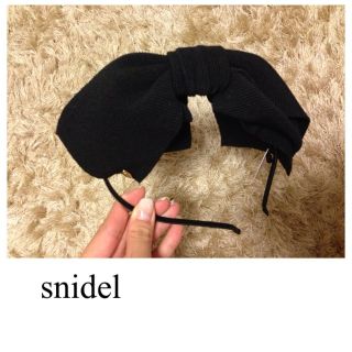 スナイデル(SNIDEL)のsnidel/リボンカチューシャ(カチューシャ)