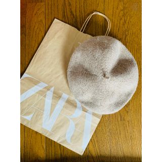 ザラ(ZARA)の新品未使用★ZARAベーシックベレー帽(ハンチング/ベレー帽)