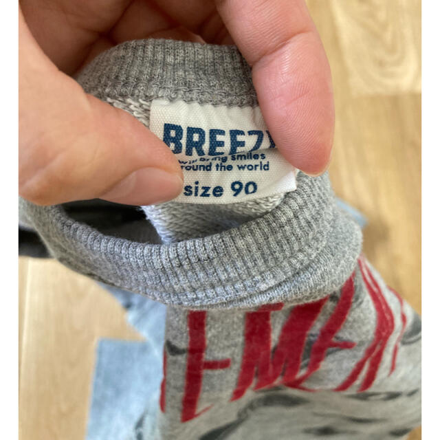 BREEZE(ブリーズ)のbreeze トレーナー90 キッズ/ベビー/マタニティのキッズ服男の子用(90cm~)(Tシャツ/カットソー)の商品写真