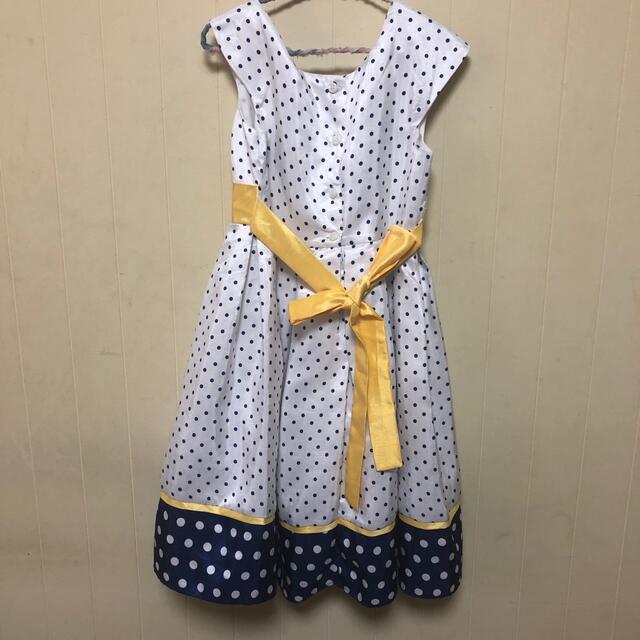 コストコ(コストコ)の子供ワンピース　ドット　　150サイズ相当 キッズ/ベビー/マタニティのキッズ服女の子用(90cm~)(ドレス/フォーマル)の商品写真