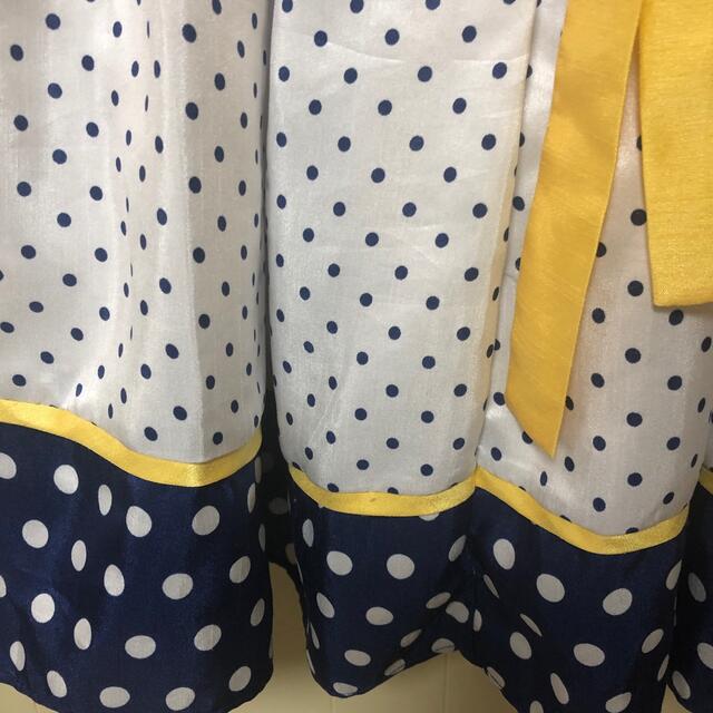 コストコ(コストコ)の子供ワンピース　ドット　　150サイズ相当 キッズ/ベビー/マタニティのキッズ服女の子用(90cm~)(ドレス/フォーマル)の商品写真