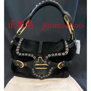 ジミーチュウ(JIMMY CHOO)のジミーチュウ  ハラコ  ハンドバッグ　JIMMY CHOO  バッグ　格安(ハンドバッグ)