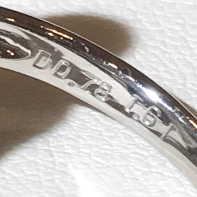 ☆Pt900 ブラックオパール1.61ct&ダイヤリング ☆ レディースのアクセサリー(リング(指輪))の商品写真