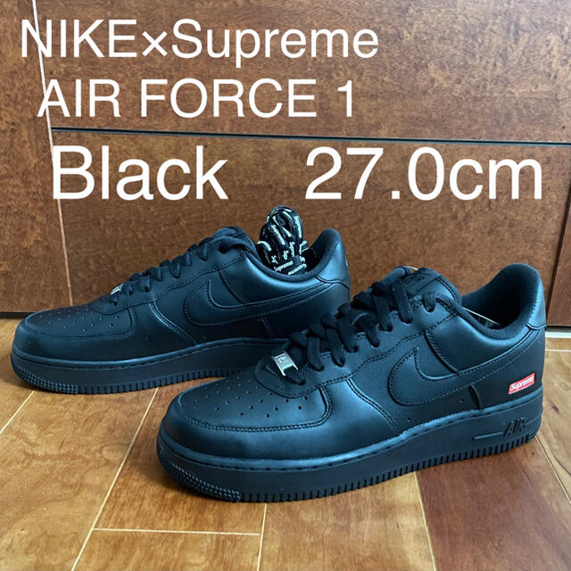 Supreme / Nike Air Force 1 Low　Black　27