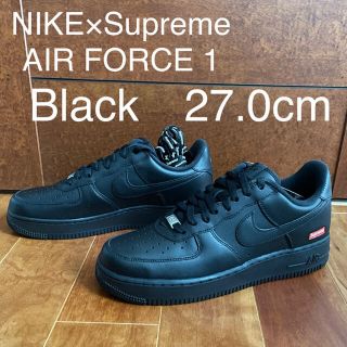 シュプリーム(Supreme)のSupreme / Nike Air Force 1 Low　Black　27(スニーカー)