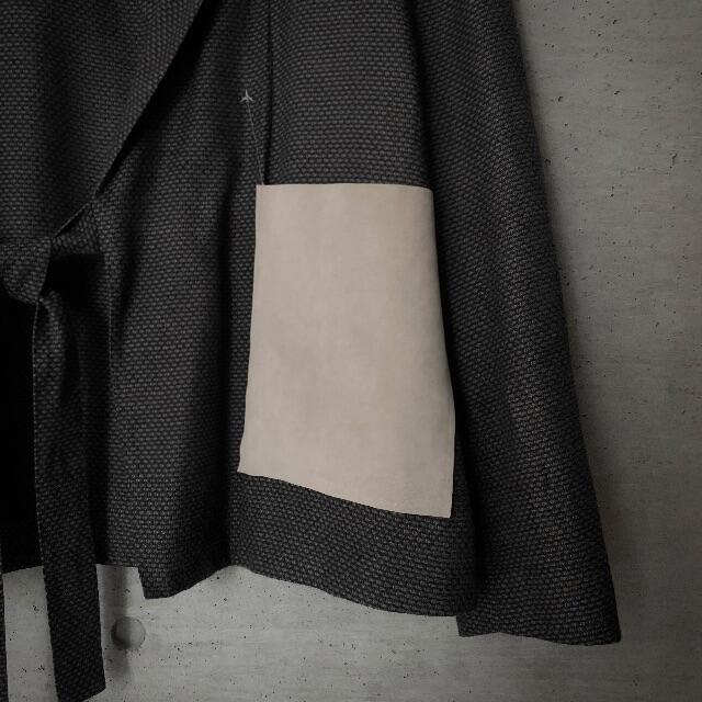 Y.O.N - DOUBLE BREASTED WRAP JACKET 3