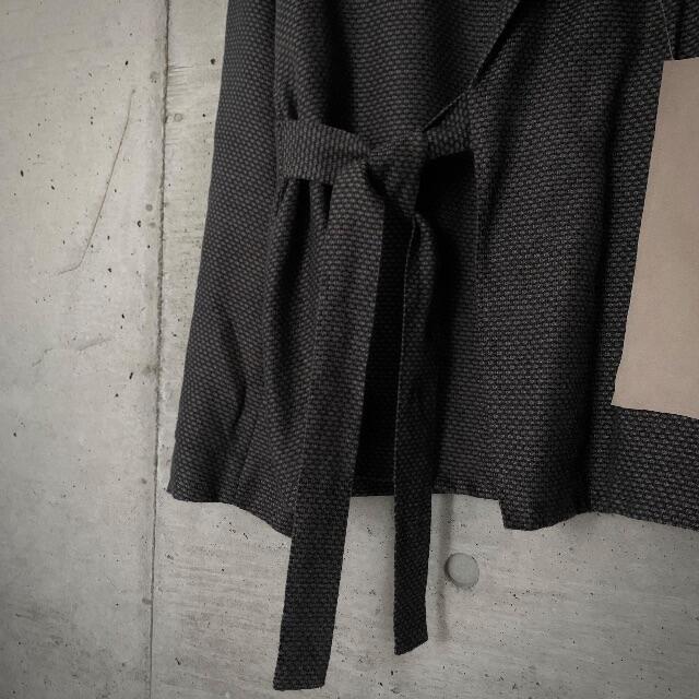 Y.O.N - DOUBLE BREASTED WRAP JACKET 4