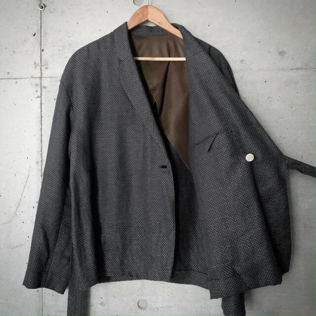 Y.O.N - DOUBLE BREASTED WRAP JACKET 6