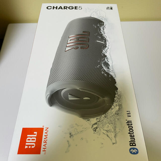 未開封モバイルバッテリー機能付ポータブル防水スピーカー JBL CHARGE 5