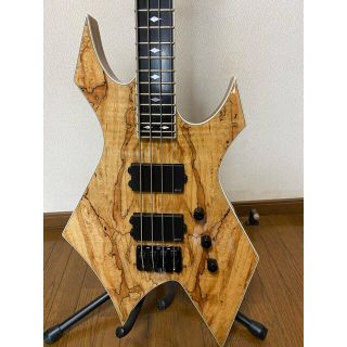 ビーシーリッチ(B.C. Rich)のBCリッチ　ワーロックベース美品　純正ギグバッグ付　4弦　スルーネック　EMG (エレキベース)