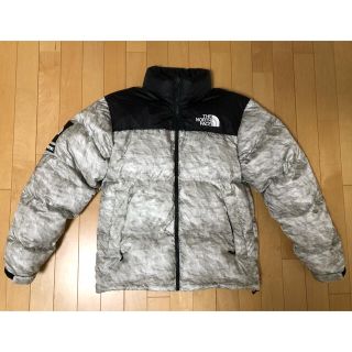 シュプリーム(Supreme)のSupreme North face Nuptse paper シュプノース　S(ダウンジャケット)