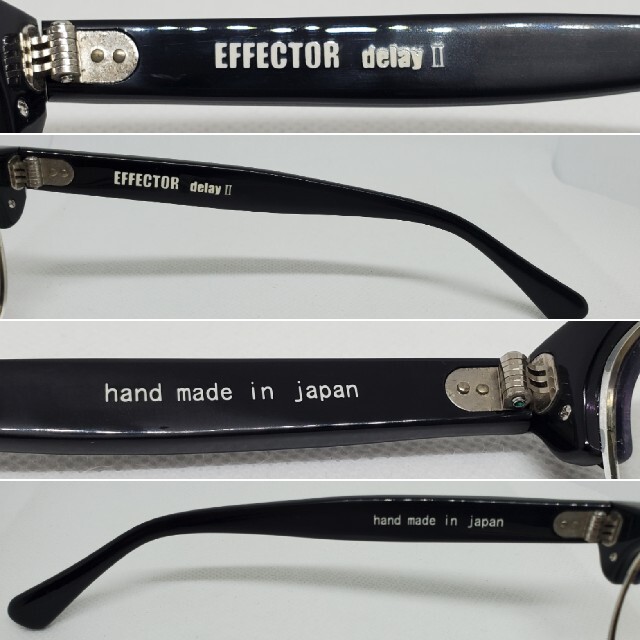 EFFECTOR眼鏡 エフェクター メガネ delay 2 BK ディレイ ツー