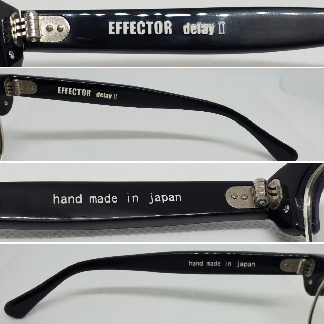 EFFECTOR(エフェクター)のEFFECTOR眼鏡 エフェクター メガネ delay 2 BK ディレイ ツー メンズのファッション小物(サングラス/メガネ)の商品写真