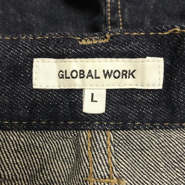 GLOBAL WORK(グローバルワーク)の美品　GLOBAL WORK グローバルワーク　ストレートデニム　ジーンズ　L レディースのパンツ(デニム/ジーンズ)の商品写真