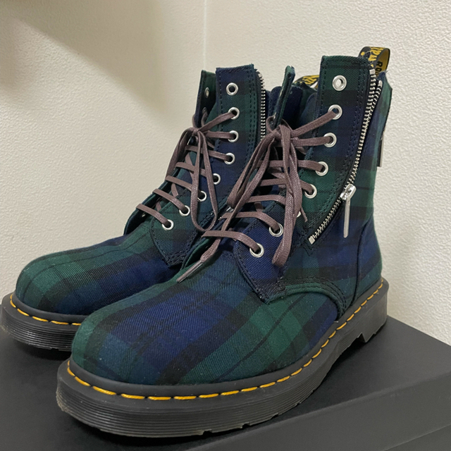 Dr martens チェックブーツ