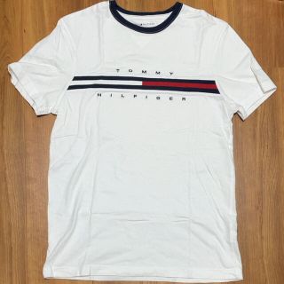 トミーヒルフィガー(TOMMY HILFIGER)のTommy Hilfiger 半袖 Tシャツ 白 S レディース ロゴ(Tシャツ(半袖/袖なし))