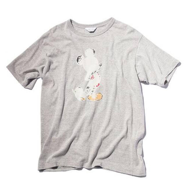 Tシャツ/カットソー(半袖/袖なし)UNUSED × weber ミッキー  Tシャツ