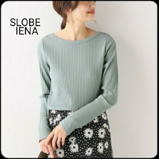 スローブイエナ(SLOBE IENA)のSLOBE IENA 長袖カットソー　ブルー　水色　秋冬　ML(カットソー(長袖/七分))