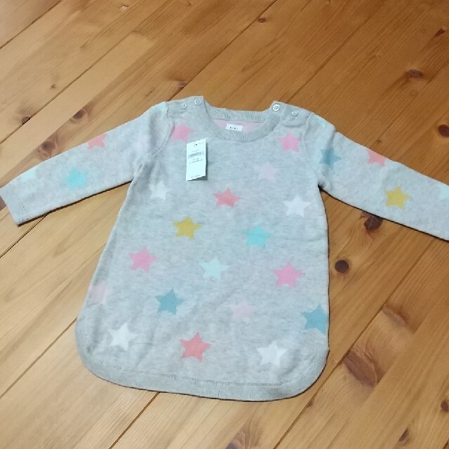 babyGAP(ベビーギャップ)の新品 babygap ニットワンピース80 キッズ/ベビー/マタニティのベビー服(~85cm)(ワンピース)の商品写真