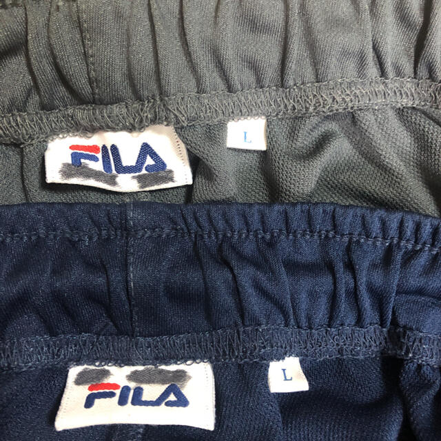 FILA(フィラ)のFILA ハーフパンツ L 2着 ネイビー＆グレー メンズのパンツ(ショートパンツ)の商品写真