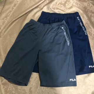 フィラ(FILA)のFILA ハーフパンツ L 2着 ネイビー＆グレー(ショートパンツ)