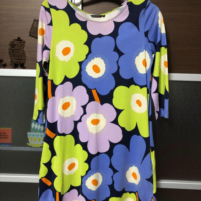 marimekko(マリメッコ)のマリメッコ ワンピース ウニッコ 正規品 授業参観 パーティ 飲み会 レディースのワンピース(ひざ丈ワンピース)の商品写真