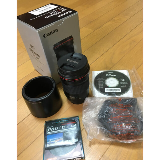 Canon(キヤノン)のEF135mm F2L USM 新品同様！送料込み！ スマホ/家電/カメラのカメラ(レンズ(単焦点))の商品写真