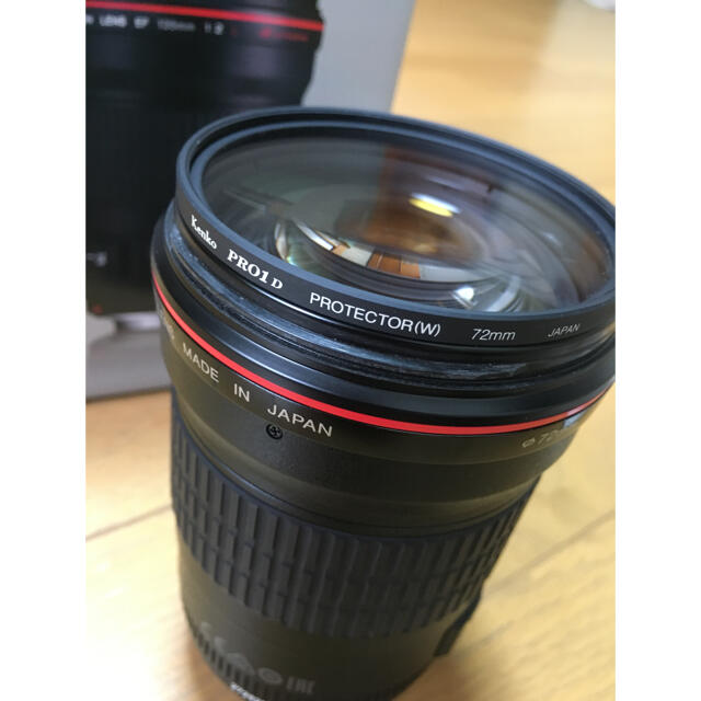 Canon(キヤノン)のEF135mm F2L USM 新品同様！送料込み！ スマホ/家電/カメラのカメラ(レンズ(単焦点))の商品写真