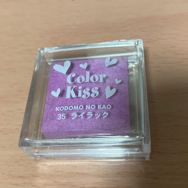 スタンプインク　こどものかお　clolr kiss インテリア/住まい/日用品の文房具(印鑑/スタンプ/朱肉)の商品写真