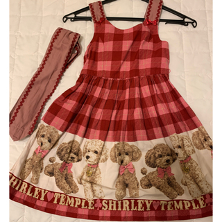 シャーリーテンプル(Shirley Temple)のシャーリーテンプル　プードルジャンパースカート　120cm(ワンピース)
