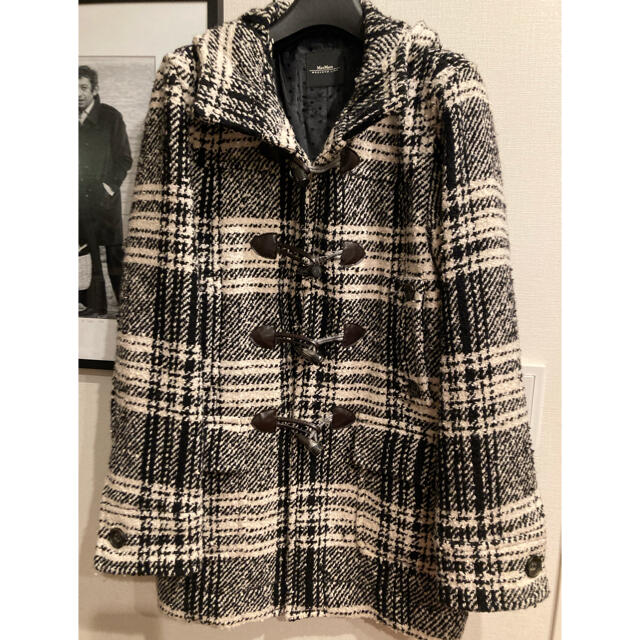 Max Mara(マックスマーラ)のマックスマーラツイードダッフルコート レディースのジャケット/アウター(ダッフルコート)の商品写真