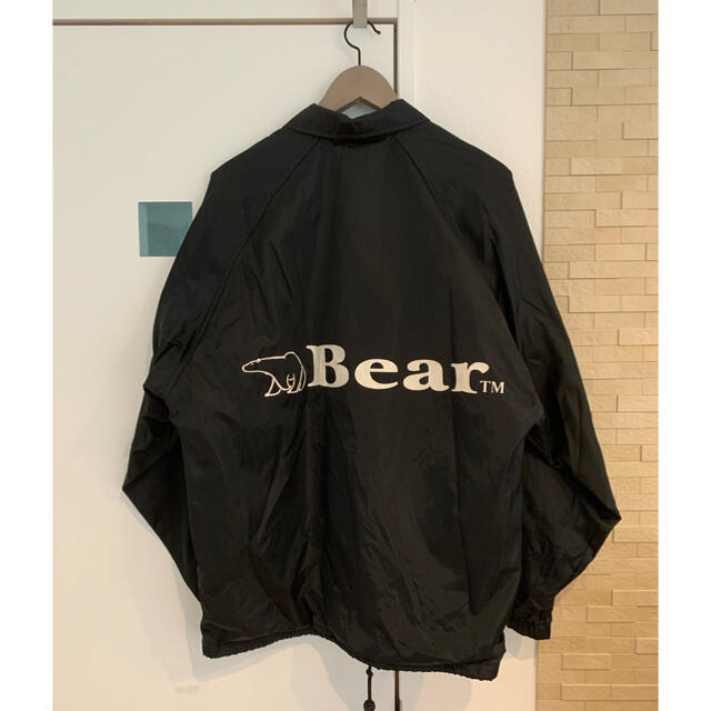 Bear USA(ベアー)のBear コーチジャケット　ブラック　裏ロゴ メンズのジャケット/アウター(ナイロンジャケット)の商品写真