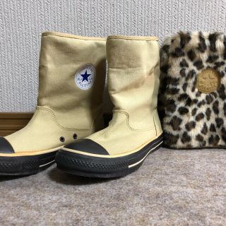 コンバース(CONVERSE)のconverse ファーブーツ　GAITER BOOTS HI(ブーツ)