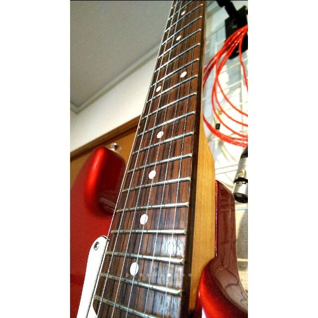Fender(フェンダー)の音が抜群‼️ ストラト 高級モディファイ メタリックレッド 送料込み 楽器のギター(エレキギター)の商品写真