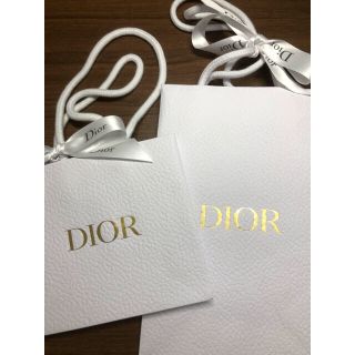 クリスチャンディオール(Christian Dior)の【ディオール】ショップ袋 2枚セット　ショッパー(ショップ袋)