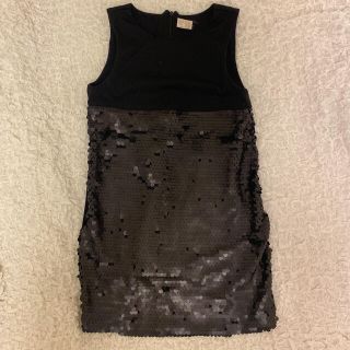 ザラキッズ(ZARA KIDS)のZara Girls ワンピース ブラックドレス　9-10歳　140cm(ワンピース)