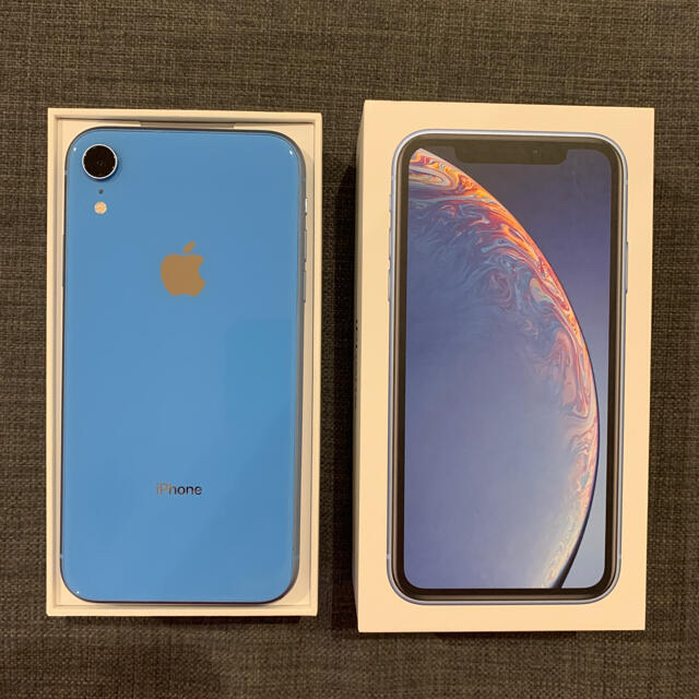 iPhone XR Blue 256 GB SIMフリー 付属品未使用