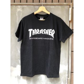 スラッシャー(THRASHER)のスラッシャー　 ロゴTシャツ　ブラック　M(Tシャツ/カットソー(半袖/袖なし))