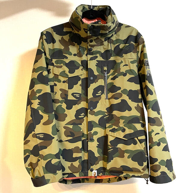 値下中】BAPE ミリタリージャケットタイガー カモ ベージュ 迷彩 ア