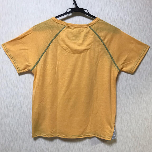 イエローＴシャツ★Ｍ★USED レディースのトップス(Tシャツ(半袖/袖なし))の商品写真